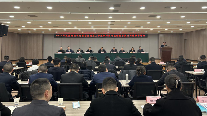 MK体育集团党委召开2023年党组织书记抓基层党建述职评议会